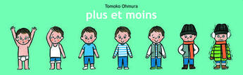 Couverture du livre « Plus et moins » de Tomoko Ohmura aux éditions Ecole Des Loisirs