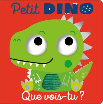 Couverture du livre « Que vois-tu, petit dino ? » de Jess Moorhouse et Cara Jenkins aux éditions 1 2 3 Soleil