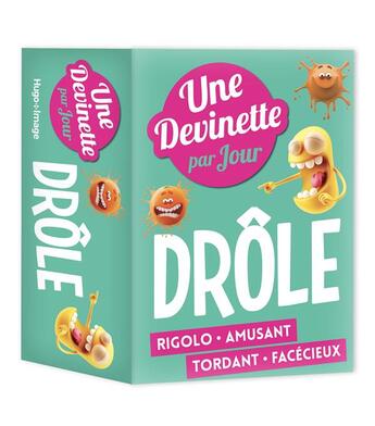 Couverture du livre « Une devinette drôle par jour (édition 2019) » de  aux éditions Hugo Image