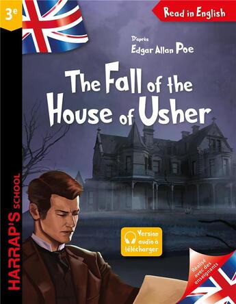 Couverture du livre « The fall of the house of Usher » de Garret White et Cyril Nouvel aux éditions Harrap's