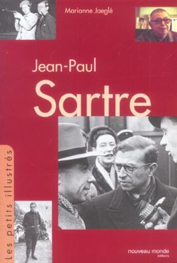 Couverture du livre « Jean-Paul Sartre » de Marianne Jaegle aux éditions Nouveau Monde