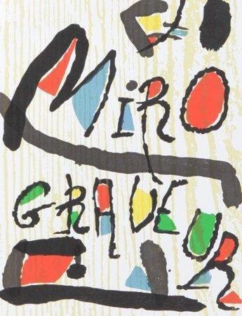 Couverture du livre « Miro, graveur t.3 ; 1973-1975 » de Jacques Dupin aux éditions Galerie Lelong