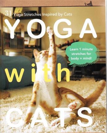 Couverture du livre « Yoga with cats » de  aux éditions Nippan