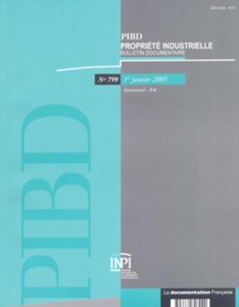 Couverture du livre « Textes officiels. doctrine. jurisprudence (pibd n.799 1er janvier 2005) » de  aux éditions Documentation Francaise