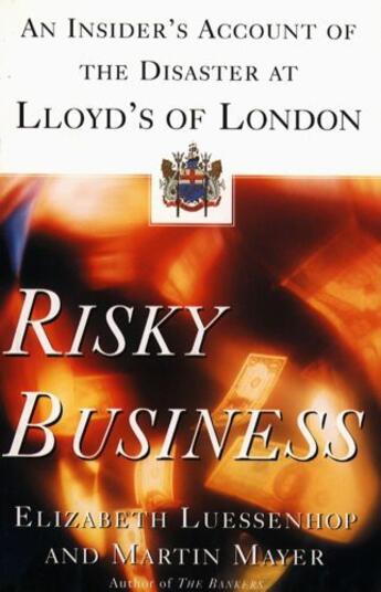 Couverture du livre « Risky Business » de Luessenhop Elizabeth aux éditions Scribner