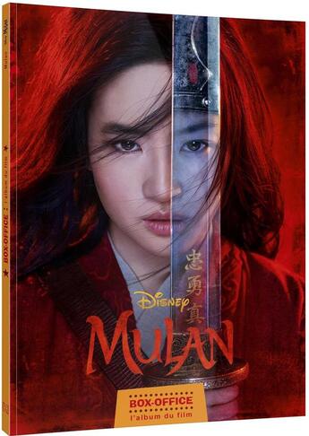 Couverture du livre « Mulan,le film ; box-office ; l'album du film » de Disney aux éditions Disney Hachette