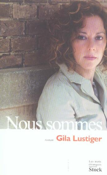 Couverture du livre « Nous sommes » de Lustiger-G aux éditions Stock