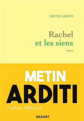 Couverture du livre « Rachel et les siens » de Metin Arditi aux éditions Grasset