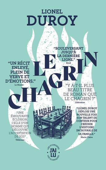 Couverture du livre « Le chagrin » de Lionel Duroy aux éditions J'ai Lu