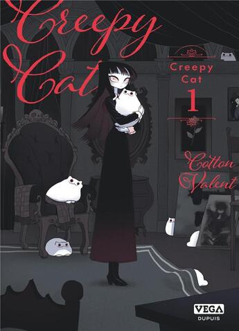 Couverture du livre « Creepy cat Tome 1 » de Valent Cotton aux éditions Vega Dupuis