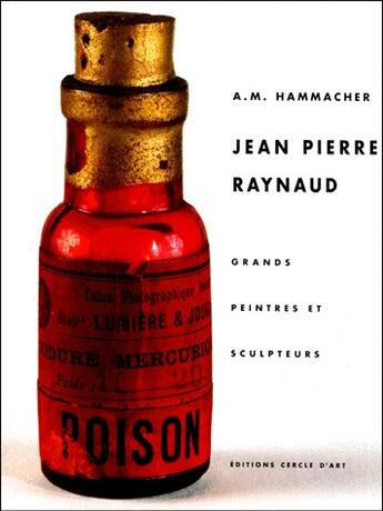 Couverture du livre « Raynaud » de Hammacher A.M. aux éditions Cercle D'art