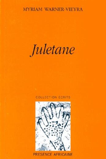 Couverture du livre « Juletane » de Myriam Warner-Vieyra aux éditions Presence Africaine