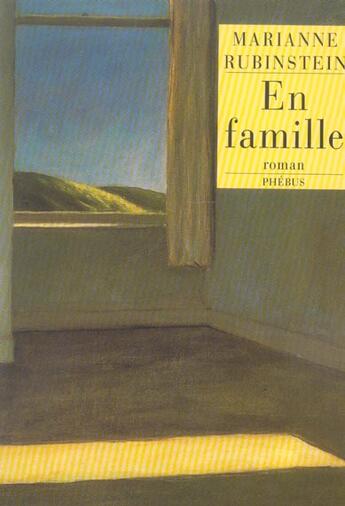 Couverture du livre « En famille » de Marianne Rubinstein aux éditions Phebus