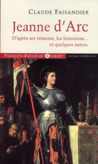 Couverture du livre « Jeanne d'Arc » de Claude Faisandier aux éditions Rocher