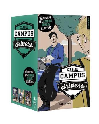 Couverture du livre « Campus drivers : coffret Tomes 1 à 3 : campus drivers » de C. S. Quill aux éditions Hugo Poche