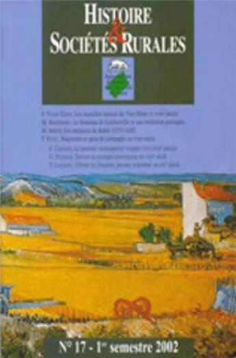 Couverture du livre « Histoire et societe rurales 17 » de Pur aux éditions Pu De Rennes