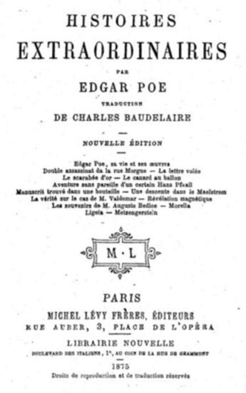 Couverture du livre « La Lettre Volée » de Edgar Allan Poe aux éditions 