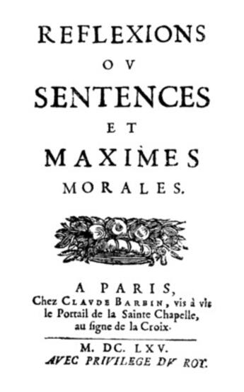 Couverture du livre « Maximes et Réflexions diverses » de François De La Rochefoucauld aux éditions 