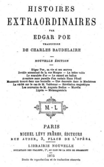 Couverture du livre « Une Descente dans le Maelström  » de Edgar Allan Poe aux éditions 