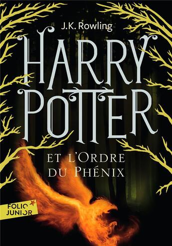Couverture du livre « Harry Potter T.5 ; Harry Potter et l'ordre du phénix » de J. K. Rowling aux éditions Gallimard-jeunesse
