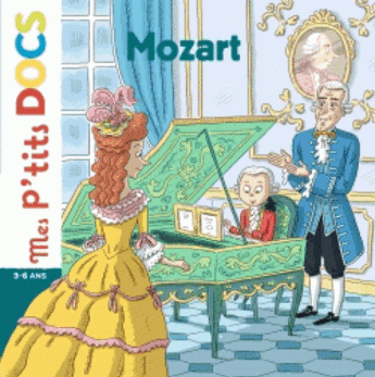 Couverture du livre « Mozart » de Stephanie Ledu et Pascal Baltzer aux éditions Milan