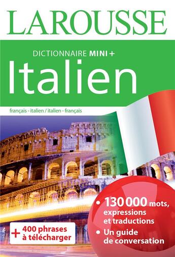 Couverture du livre « Dictionnaire mini plus italien » de  aux éditions Larousse