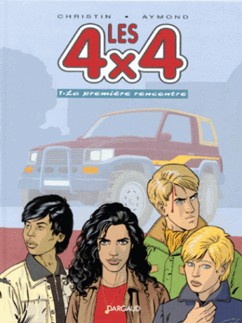 Couverture du livre « LES 4X4 TOME 1 : LA PREMIERE RENCONTRE » de Pierre Christin aux éditions Dargaud