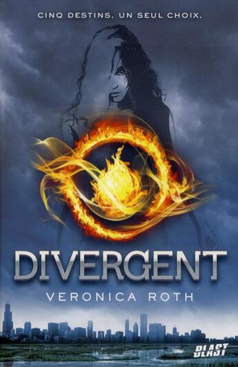 Couverture du livre « Divergent t.1 » de Veronica Roth aux éditions Nathan