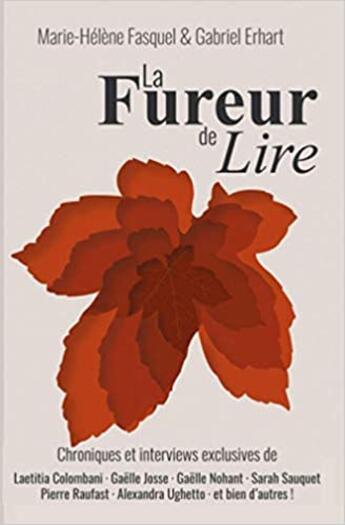 Couverture du livre « La fureur de lire » de Marie-Helene Fasquel-Erhart et Gabriel Erhart aux éditions Afnil