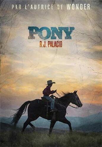 Couverture du livre « Pony » de R. J. Palacio aux éditions Gallimard-jeunesse