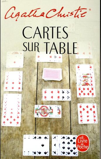 Couverture du livre « Cartes sur table » de Agatha Christie aux éditions Lgf