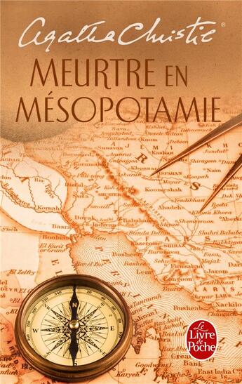 Couverture du livre « Meurtre en Mésopotamie » de Agatha Christie aux éditions Lgf