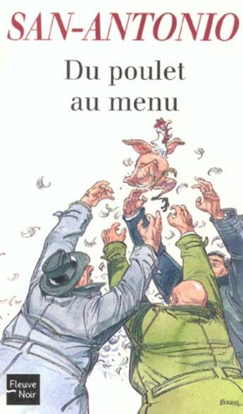 Couverture du livre « Du poulet au menu » de San-Antonio aux éditions Fleuve Noir