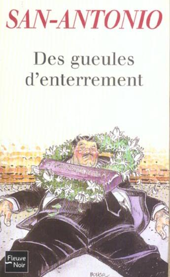 Couverture du livre « Des gueules d'enterrement » de San-Antonio aux éditions Fleuve Noir