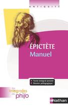 Couverture du livre « Epictète ; manuel » de Jean-Jacques Barrere aux éditions Nathan