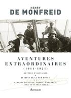 Couverture du livre « Aventures extraordinaires (1911-1921) » de Monfreid (De) Henry aux éditions Arthaud