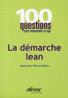 Couverture du livre « La démarche lean » de Thierry Verilhac aux éditions Afnor