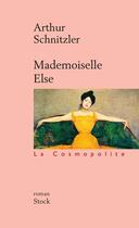 Couverture du livre « Mademoiselle else » de Schnitzler-A aux éditions Stock