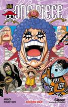 Couverture du livre « One Piece - édition originale Tome 56 : merci pour tout » de Eiichiro Oda aux éditions Glenat