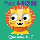 Couverture du livre « Que vois-tu, petit lion ? » de Jess Moorhouse et Cara Jenkins aux éditions 1 2 3 Soleil