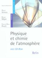 Couverture du livre « Physique chimie de l'atmosphere » de Megie/Delmas/Peuch aux éditions Belin