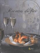 Couverture du livre « Recettes de fête » de Blandine Averill aux éditions Saep