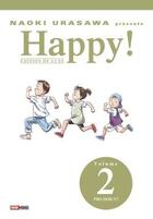 Couverture du livre « Happy ! édition de luxe Tome 2 : pro début !! » de Naoki Urasawa aux éditions Panini