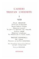 Couverture du livre « Cahiers Tristan L'Hermite. 1979, N  1 » de Cahiers Tristan L'He aux éditions Classiques Garnier