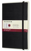 Couverture du livre « Paper tablet ligné noir » de  aux éditions Moleskine