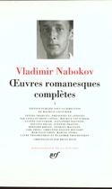 Couverture du livre « Oeuvres romanesques complètes Tome 1 » de Vladimir Nabokov aux éditions Gallimard