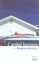 Couverture du livre « Capital humain » de Stephen Amidon aux éditions Stock