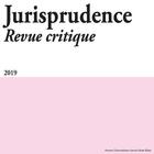 Couverture du livre « Jurisprudence - revue critique 2019 » de  aux éditions Universite De Savoie