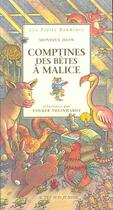 Couverture du livre « Comptines des betes a malice » de Hion/Theinhardt aux éditions Actes Sud