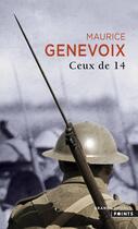Couverture du livre « Ceux de 14 » de Maurice Genevoix aux éditions Points